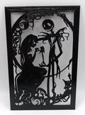 Nightmare Before Christmas Silhouette Wall Art