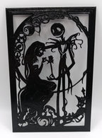 Nightmare Before Christmas Silhouette Wall Art