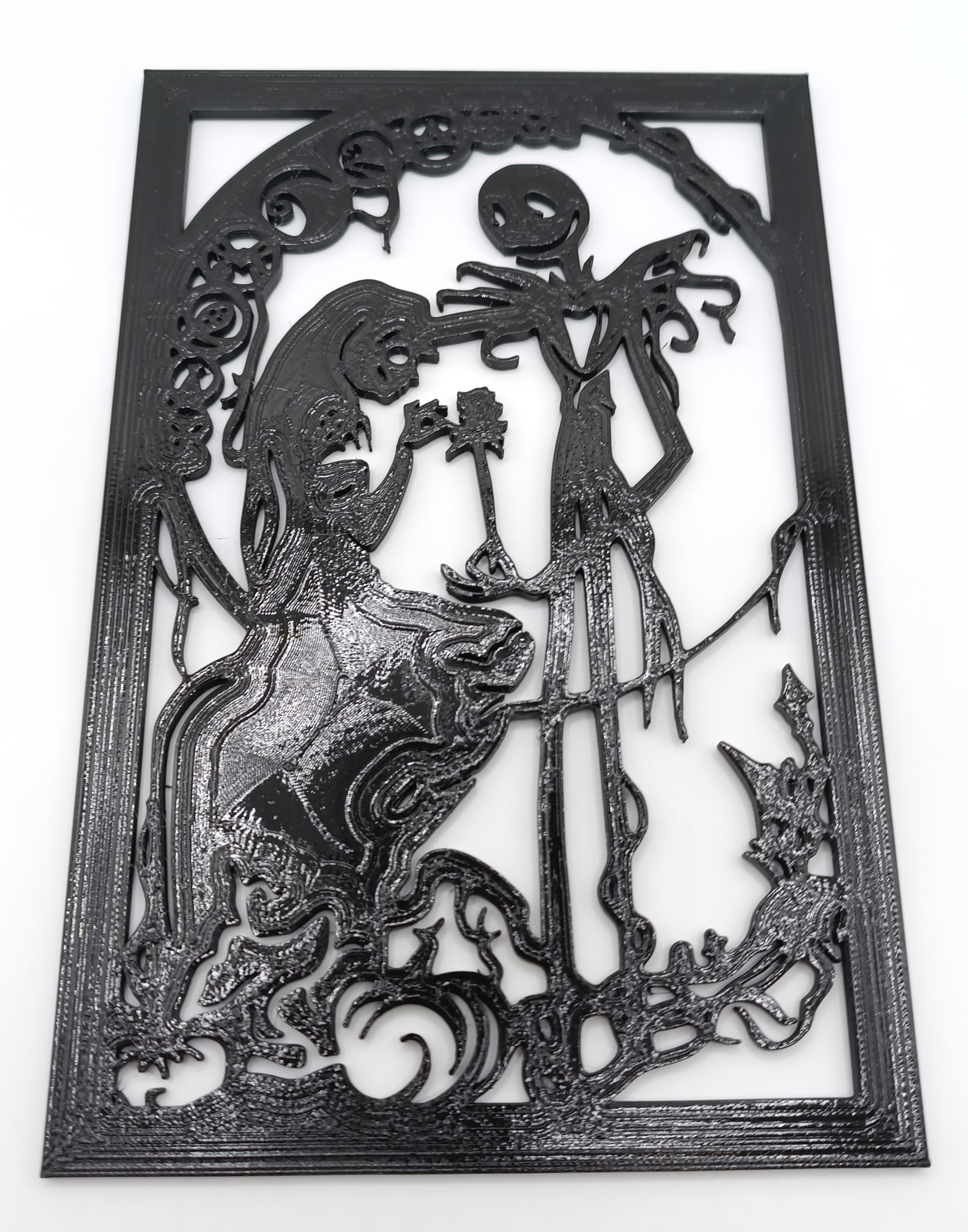 Nightmare Before Christmas Silhouette Wall Art