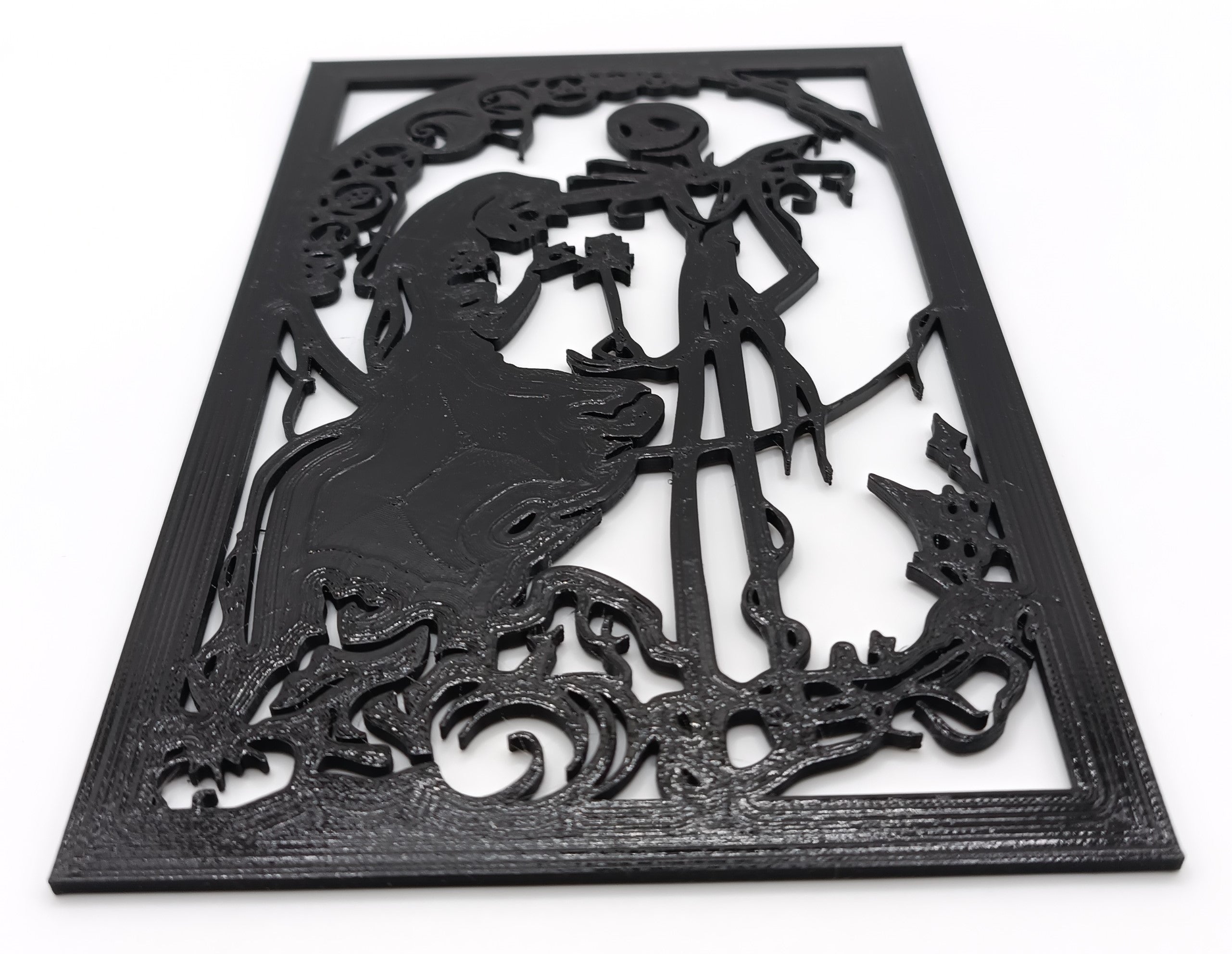 Nightmare Before Christmas Silhouette Wall Art