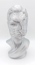 Busto Surrealista L'Oceano in un Volto