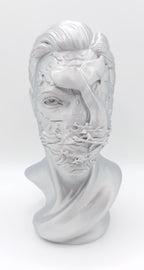 Busto Surrealista L'Oceano in un Volto