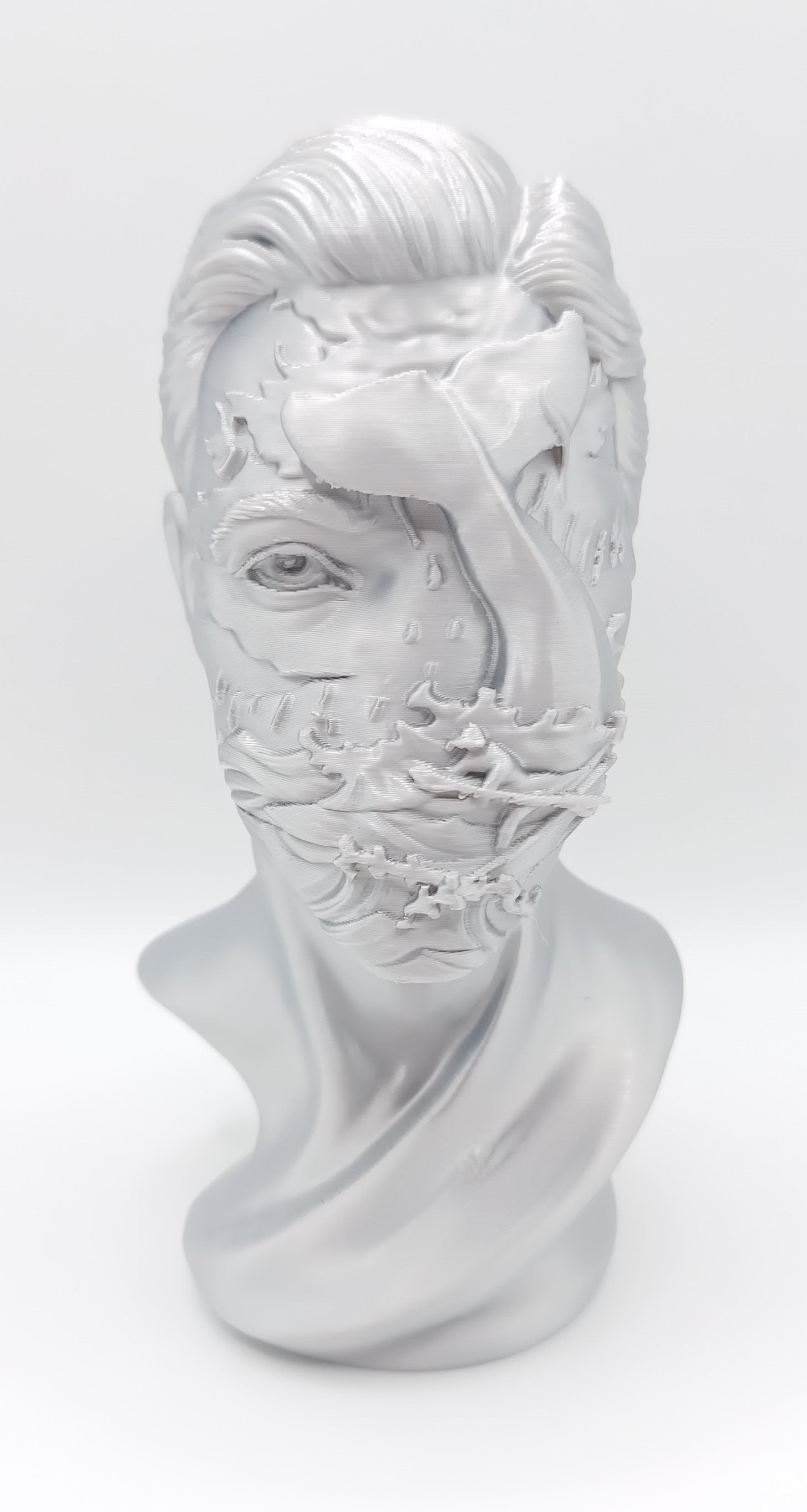 Busto Surrealista L'Oceano in un Volto