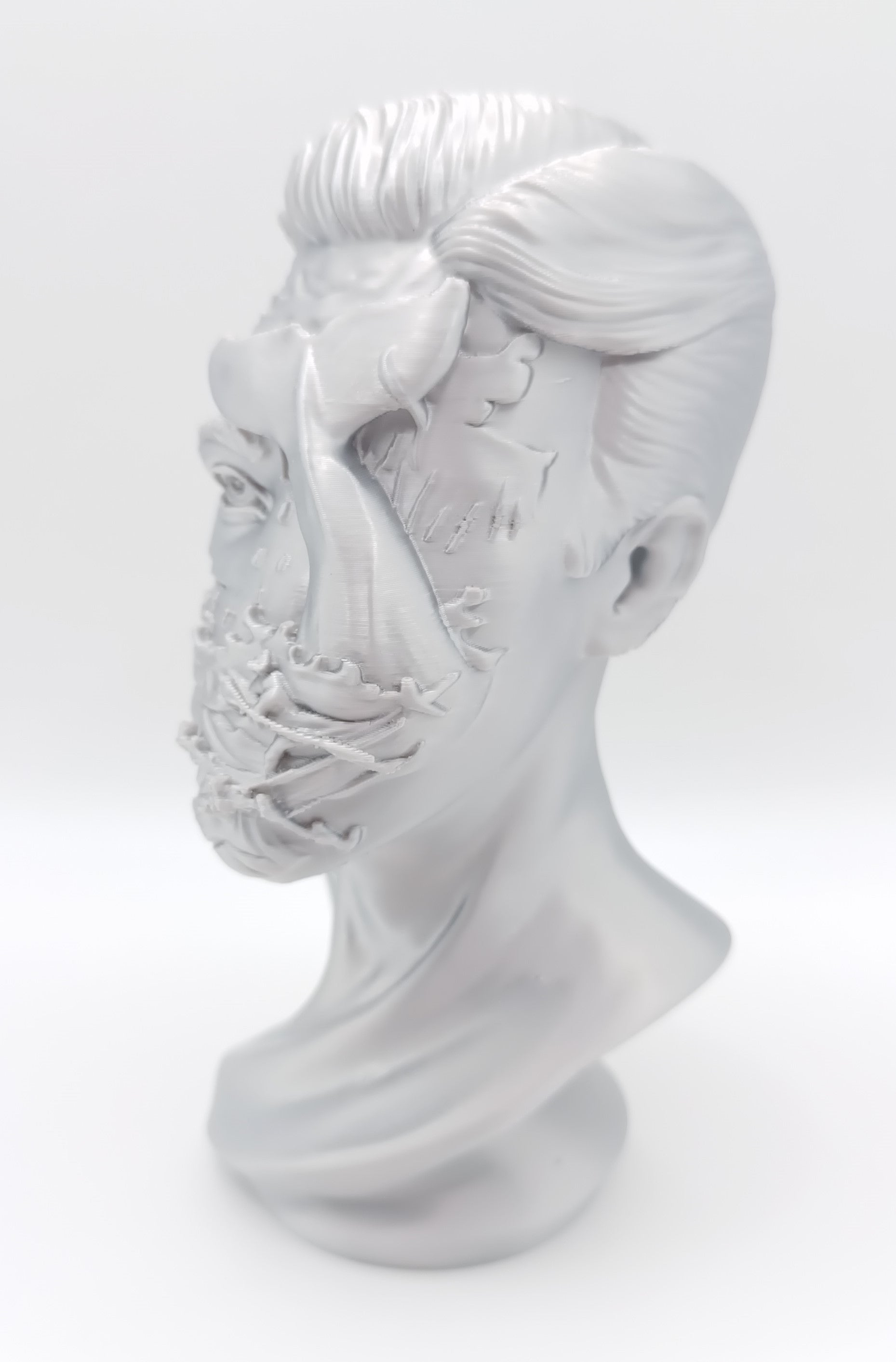 Busto Surrealista L'Oceano in un Volto
