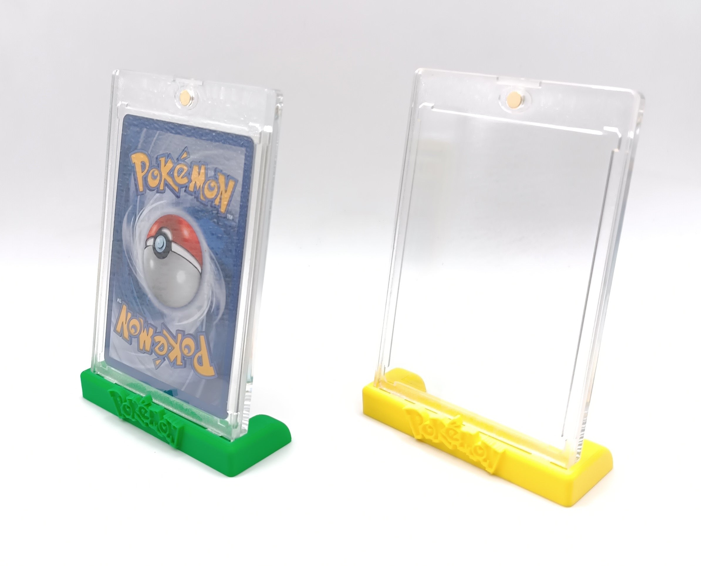 Lotto 10 Piedistalli Carte Pokemon TopLoader Magnetiche