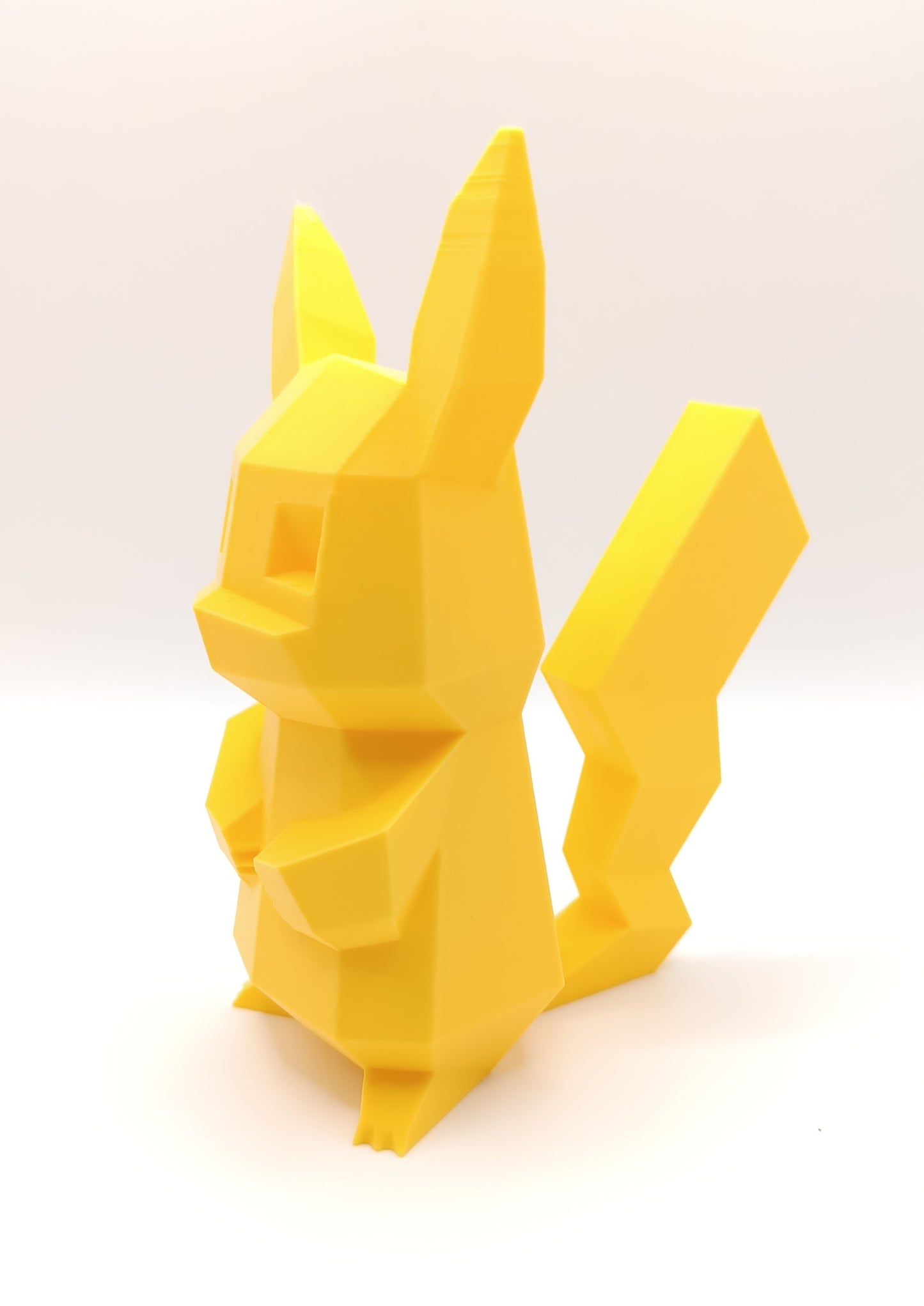 Pikachu - Low Poly - 3D Print-Made