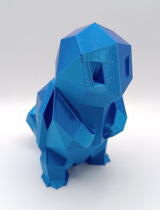 Squirtle - Low Poly - 3D Print-Made