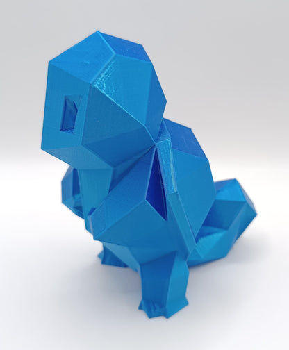 Squirtle - Low Poly - 3D Print-Made