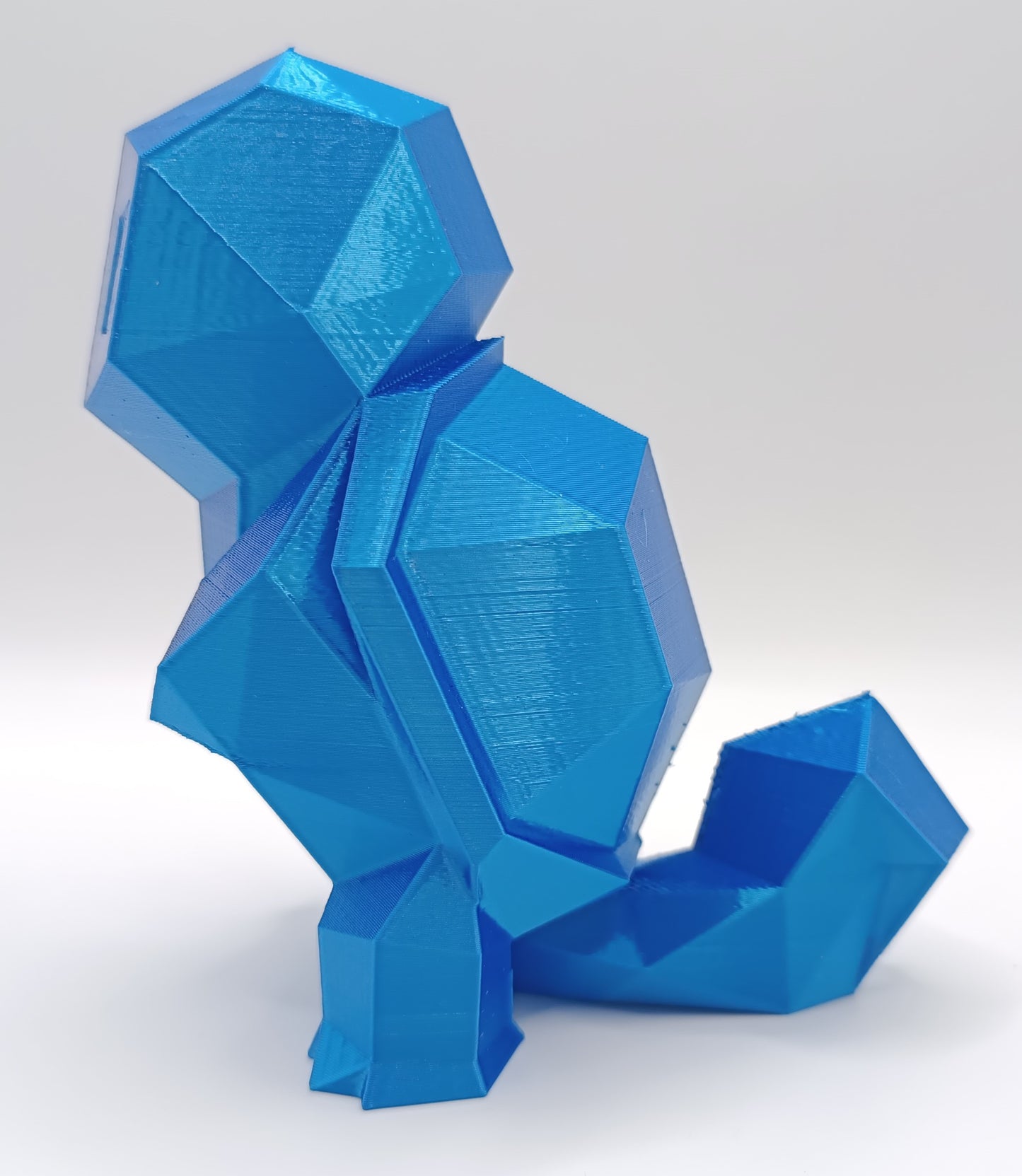 Squirtle - Low Poly - 3D Print-Made