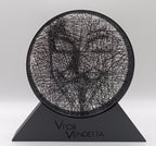 V per Vendetta - Guy Fawkes Mask String Art - 3D Print-Made
