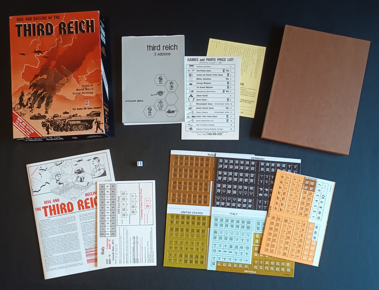 Rise and Decline of Third Reich - Avalon Hill 1974