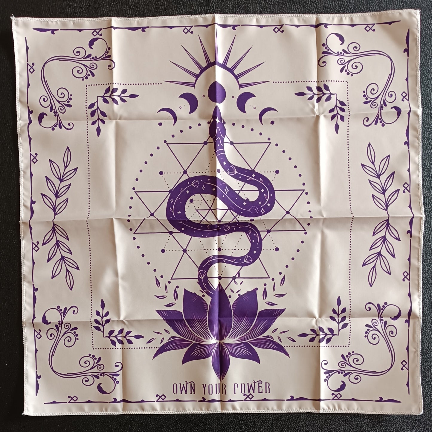 Tarot Cloth - Serpente con Fasi Lunari NEW