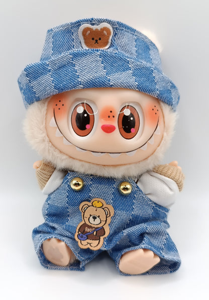 Vestito Labubu Outfit - Tris Salopette con Orsetto NEW