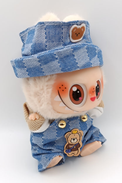 Vestito Labubu Outfit - Tris Salopette con Orsetto NEW