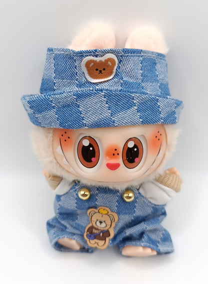 Vestito Labubu Outfit - Tris Salopette con Orsetto NEW