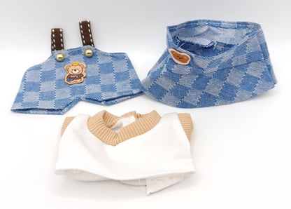 Vestito Labubu Outfit - Tris Salopette con Orsetto NEW